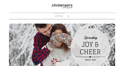 Desktop Screenshot of christensenclothing.com